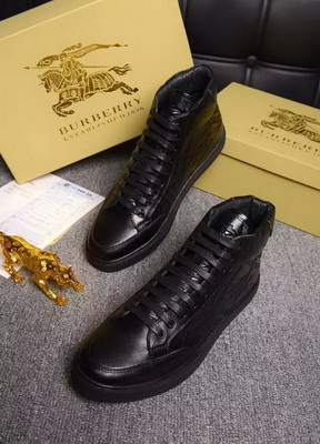 Burberry High-Top Fashion Men Shoes--001